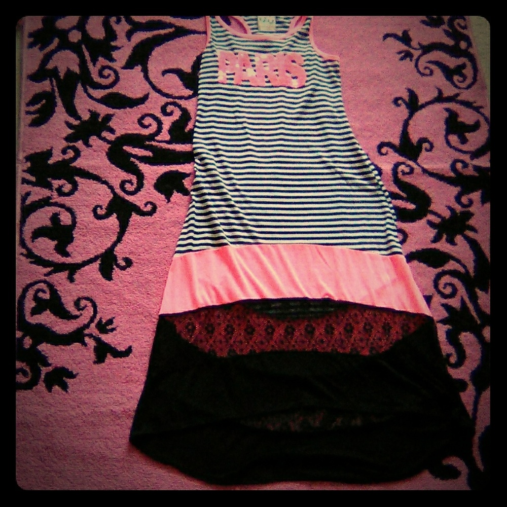 A beautiful dress by Jenna and Jessie.